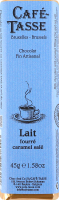 Батончик з молочного шоколаду з начинкою Солона карамель Cafe-Tasse м/у 45г