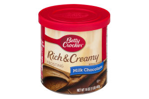 Betty Crocker Rich & Creamy Frosting Milk Chocolate