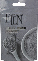 Глина черная с активированным углем и экстрактом алоэ вера Elen Cosmetics 40г