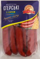 Колбаски Егерские с сыром Салтівський М'ясокомбінат п/к 1с кг