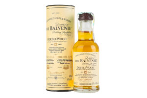Виски 0.05л 40% односолодовый 12YO Doublewood Balvenie тубус