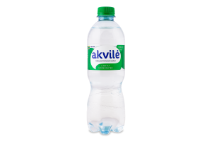 Вода мінеральна природна слабогазована Akvile п/пл 0.5л