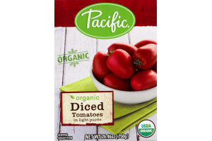 Pacific Organic Diced Tomatoes in Light Puree