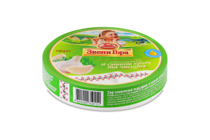 Сыр плавленый 45% порционный со вкусом укропа и чеснока Звени Гора к/у 8х17.5г