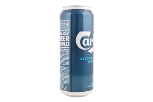 Пиво 0.5л 0.5% светлое пастеризованное Pilsner Carlsberg ж/б