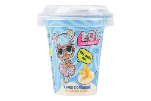 Творожок 5% сладкий со вкусом ванили L.O.L. Surprise! ст 130г