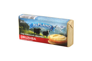 Сир плавлений 20% Дружба Alpland м/у 64г