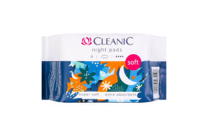 Прокладки гігієнічні Soft Night Cleanic 8шт
