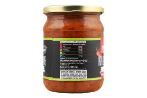 Баклажани в аджиці 480г твіст/б Хіт Продукт