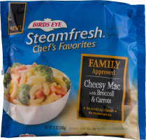 Birds Eye Steamfresh Chef's Favorites Cheesy Mac With Broccoli & Carrots