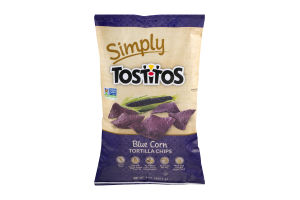 Simply Tostitos Blue Corn Tortilla Chips
