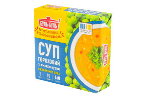 Суп гороховий зі смаком курки Буль-буль м/у 160г