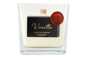 Свічка ароматична Vanilla соєвий віск скло 10*10см Пако ІФ