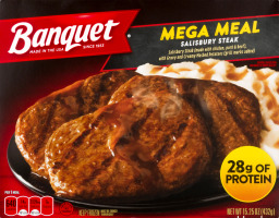 Banquet Mega Meal Salisbury Steak