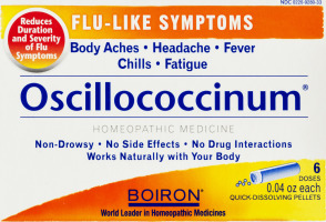 Boiron Oscillococcinum Flu-Like Symtoms Quick-Dissolving Pellets - 6 CT