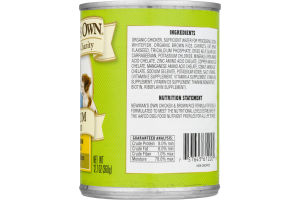 Newman's Own Organics Premium Dog Food Chicken & Brown Rice