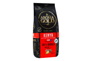 Кава зерно Aroma Gold Black Label Kenya