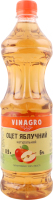 Оцет яблучний натуральний 6% 0,9л пет Vinagro