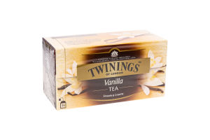 Чай чорний з ароматом ванілі Twinings к/у 25x2г