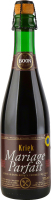 Пиво 0.375л 8% темно-красное солодовое нефильтрованное непастеризованное Kriek Mariage Parfait Boon бут