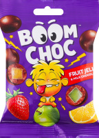 Драже в молочном шоколаде со вкусом фруктов Мармелад Boom Choc м/у 80г