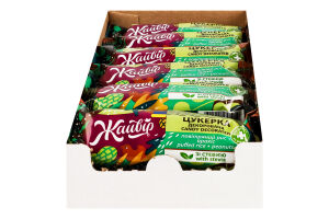 Цукерка декорована зі стевією Повітряний рис + арахіс Жайвір м/у 24г