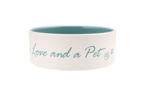 Миска д/собак Pet's Home 800мл бірюзова кераміка 16см Trixie