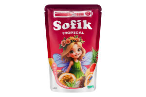 Напій соковий безалкогольний негазований зі смаком маракуї Tropical Sofik д/п 200мл