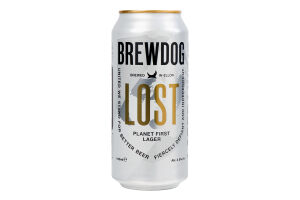 Пиво BrewDog Lost Lager світле з/б