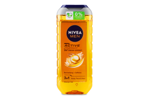 Гель для душа для тела, лица и волос 3в1 Активная энергия Nivea Men 250мл