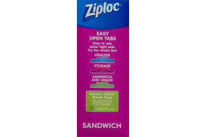 Ziploc Easy Open Tabs Bags Variety Pack - 130 CT