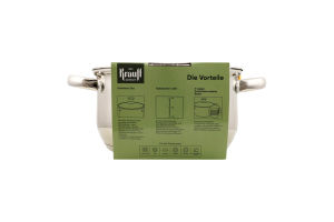 Каструля 3,4л з скляною кришкою 20см 26-238-125 Krauff