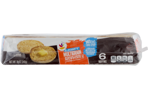 Ahold Light Multigrain English Muffins - 6 CT
