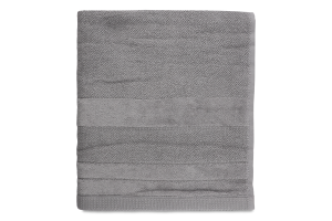 Рушник сірий махровий велюр 50*90см 500г/м2 GM Textile