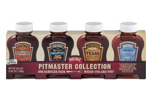 Heinz Pitmaster Collection BBQ Sampler Pack - 4 CT