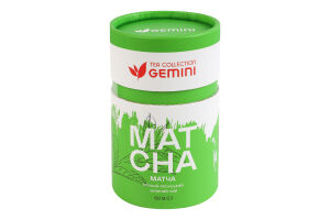 Чай зеленый японский элитный Матча Gemini тубус 50г