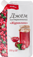 Джем пастеризований Журавлина Marka Promo д/п 250г