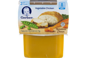 Gerber 2nd Foods Vegetable Chicken - 2 CT