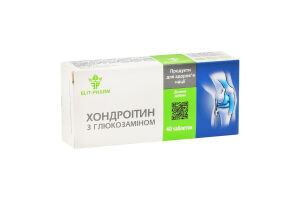 Добавка дієтична Хондроітин з глюкозаміном 40таблеток Еліт-Фарм