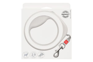 Повідець-рулетка д/собак до 40кг р.XS-M 2,9м Ваудог Нейлон