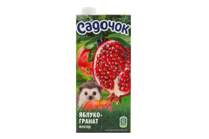 Нектар осветленный пастеризованный Яблоко-гранат Садочок т/п 950мл