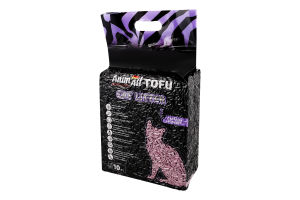 Наповнювач д/котячих туалетів Тоффу з ароматом лаванди 10л ЕнімАлл