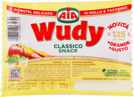 Сосиски из курицы и индейки Classico snack Wudy в/у 125г