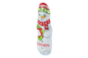 Фигура из молочного шоколада Снеговик Roshen м/у 45г