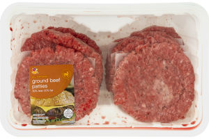 Ahold Ground Beef Patties 80% Lean - 8 CT