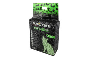 Наповнювач д/котячих туалетів Тоффу з ароматом зеленого чаю 10л ЕнімАлл