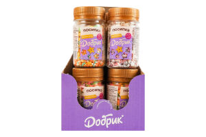 Посыпка кондитерская перламутровая Добрик п/б 50г