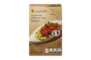 Ahold World Menu Vegetarian Bolognese Sauce