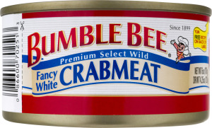 Bumble Bee Fancy White Crabmeat