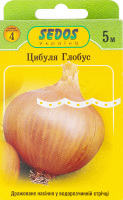 Насіння Цибуля ріпчаста Глобус дражоване на стрічці 5м 2г Седос